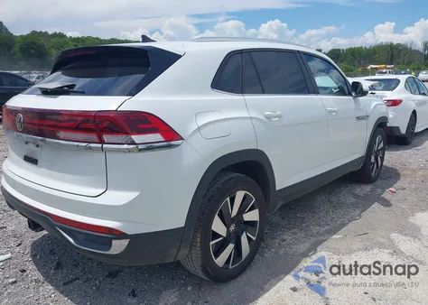 2025 Volkswagen Atlas Cross Sport 2.0T Se W/Technology из США, поврежденный, VIN 1V2JE2CA1SC203629